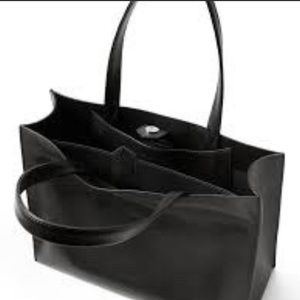 Banana Republic Portfolio Structured Leather Tote